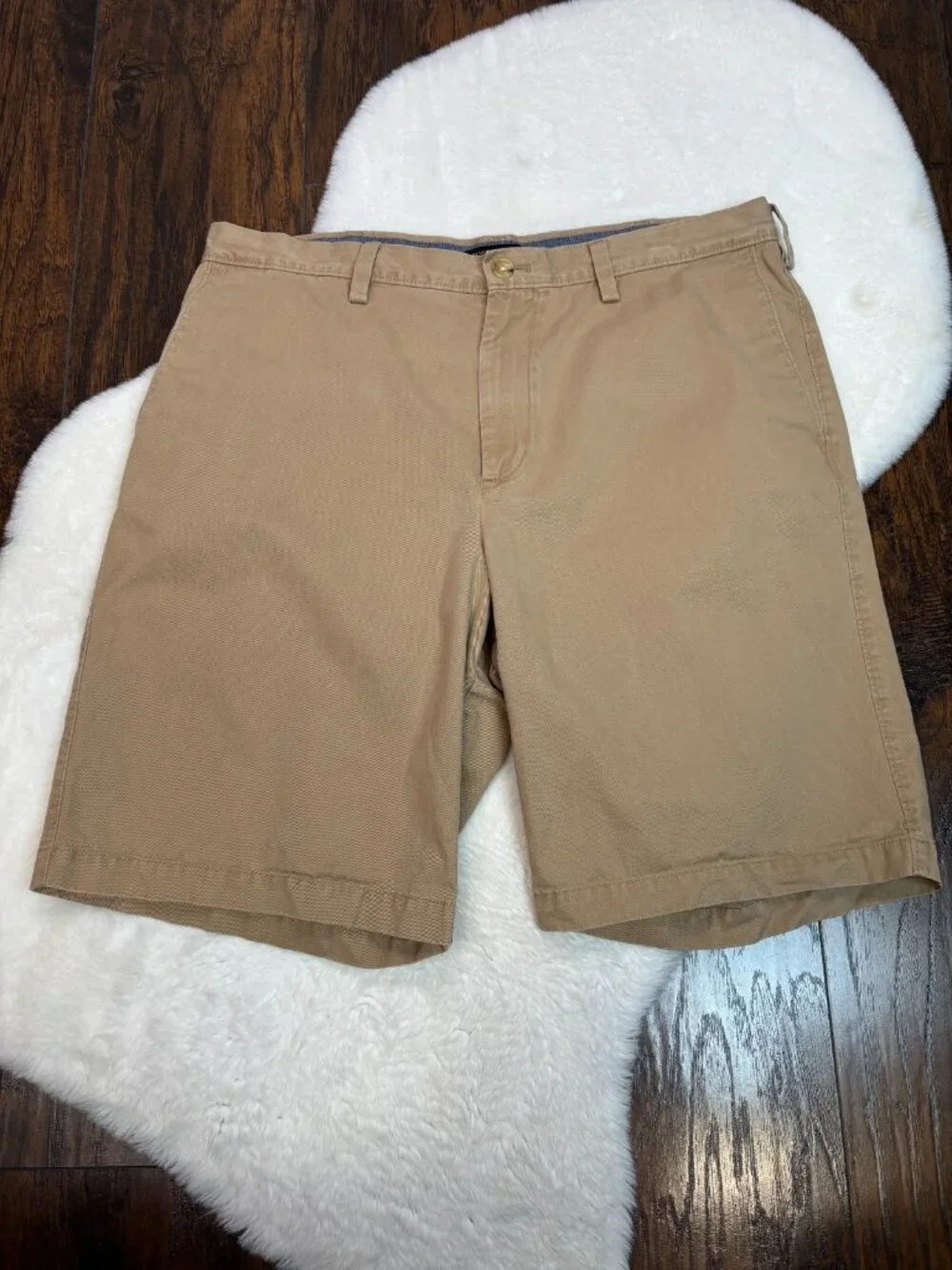 Banana Republic Emerson Chino Shorts 38‎ Khaki Tan Cotton Casual Men's